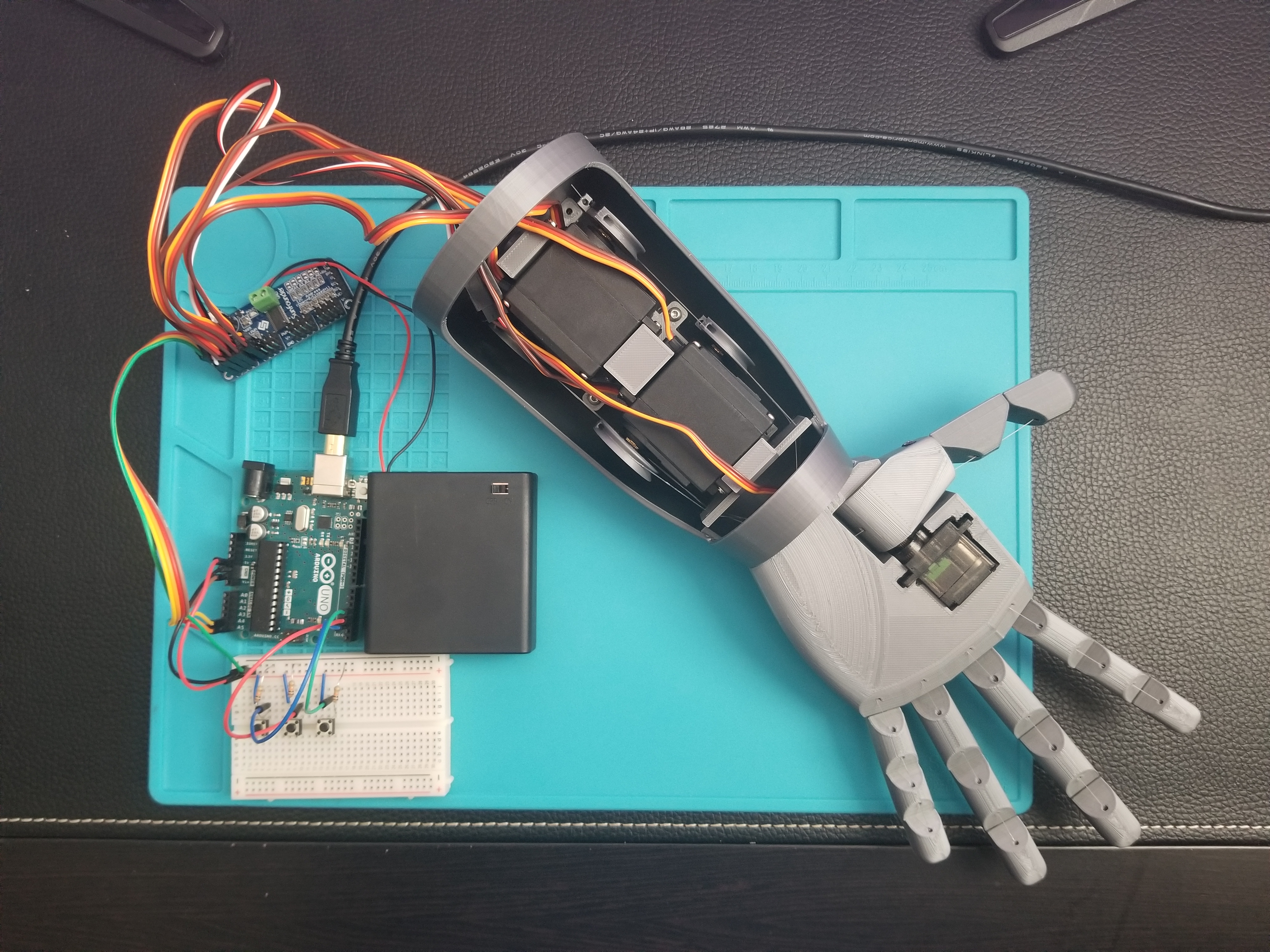 Gemini v2.0 Humanoid Robotic Hand